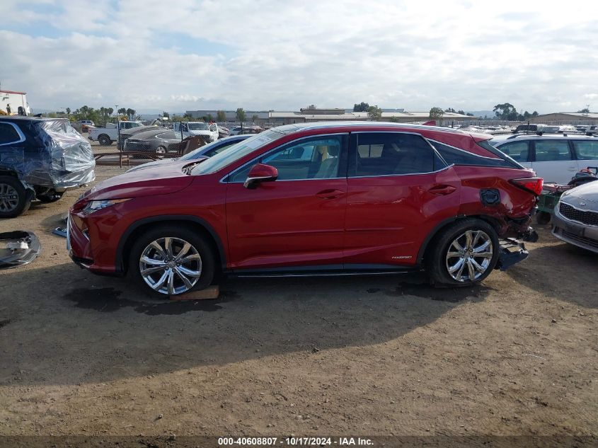 2019 Lexus Rx 450H VIN: 2T2BGMCA9KC038184 Lot: 40608807