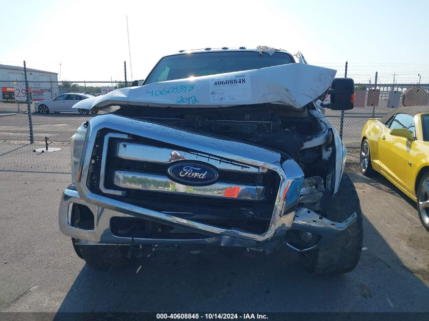 2012 Ford F-250 Lariat VIN: 1FT7W2BT8CEA59837 Lot: 40608848