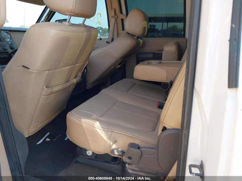 2012 Ford F-250 Lariat VIN: 1FT7W2BT8CEA59837 Lot: 40608848