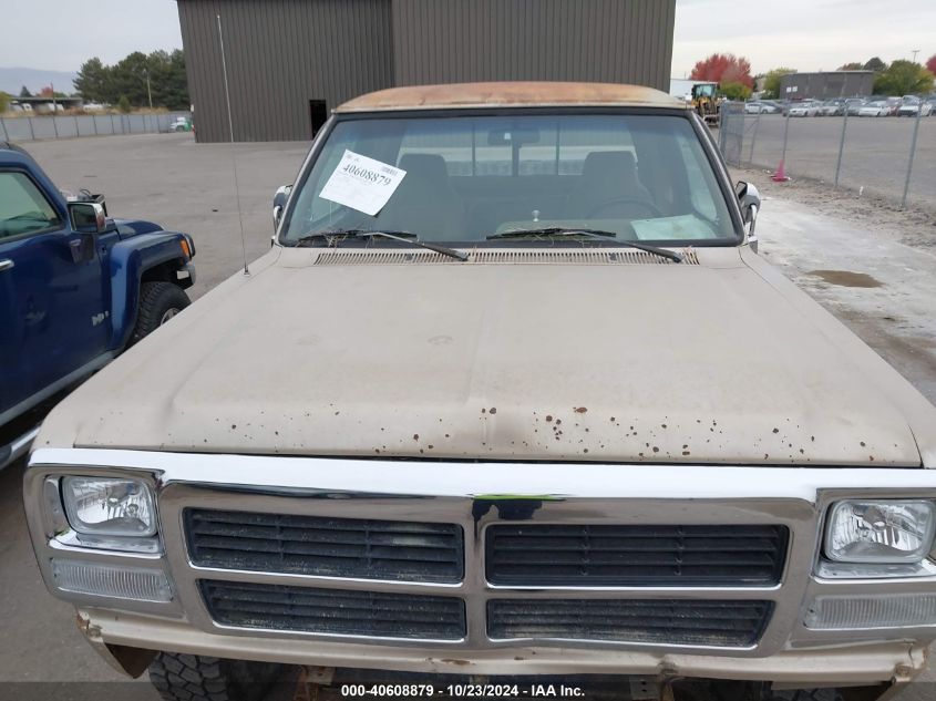 1993 Dodge W-Series W200/W250 VIN: 3B7KM23C0PM108396 Lot: 40608879