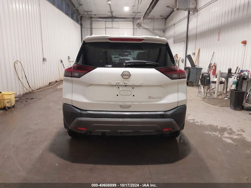 2022 Nissan Rogue Sl Intelligent Awd VIN: 5N1BT3CB4NC734270 Lot: 40608899