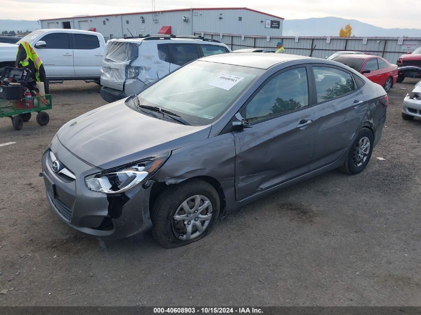 2014 Hyundai Accent Gls VIN: KMHCT4AE8EU712418 Lot: 40608903