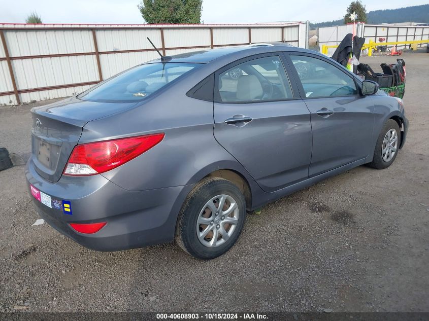 2014 Hyundai Accent Gls VIN: KMHCT4AE8EU712418 Lot: 40608903