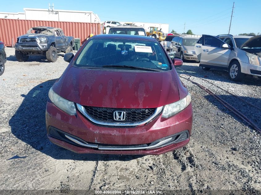 2014 Honda Civic Lx VIN: 19XFB2F53EE023290 Lot: 40608904