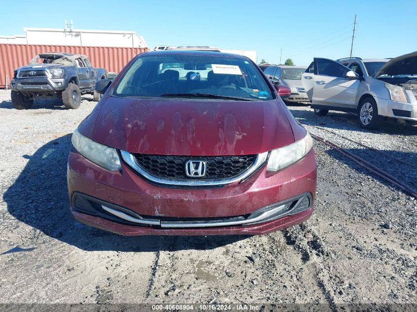 2014 Honda Civic Lx VIN: 19XFB2F53EE023290 Lot: 40608904