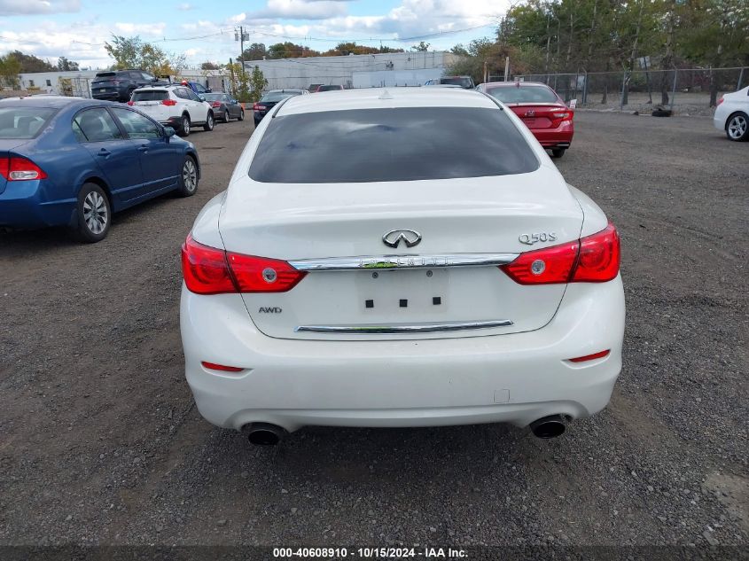 2017 Infiniti Q50 3.0T Sport VIN: JN1EV7AR1HM836985 Lot: 40608910