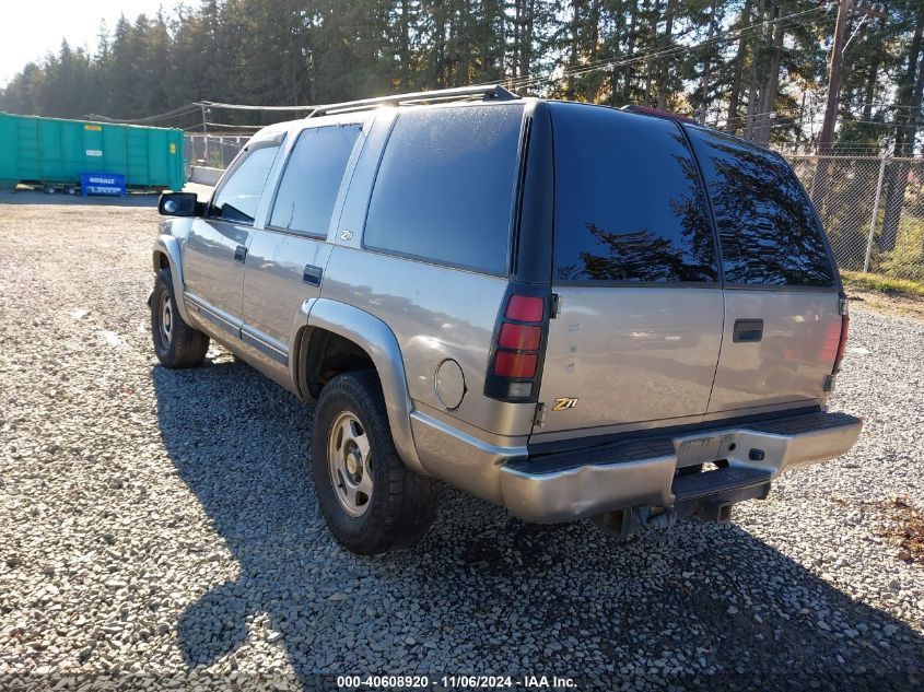 2000 Chevrolet Tahoe Z71 VIN: 1GNEK13R3YR187393 Lot: 40608920