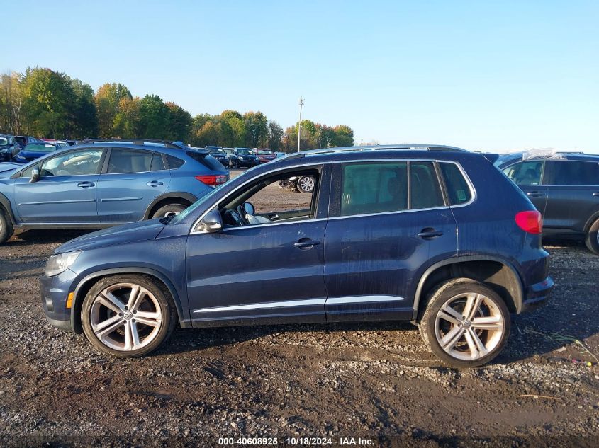 2016 VOLKSWAGEN TIGUAN R-LINE - WVGBV7AX4GW075673