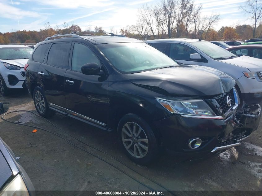 2015 Nissan Pathfinder Sl VIN: 5N1AR2MM1FC644614 Lot: 40608984