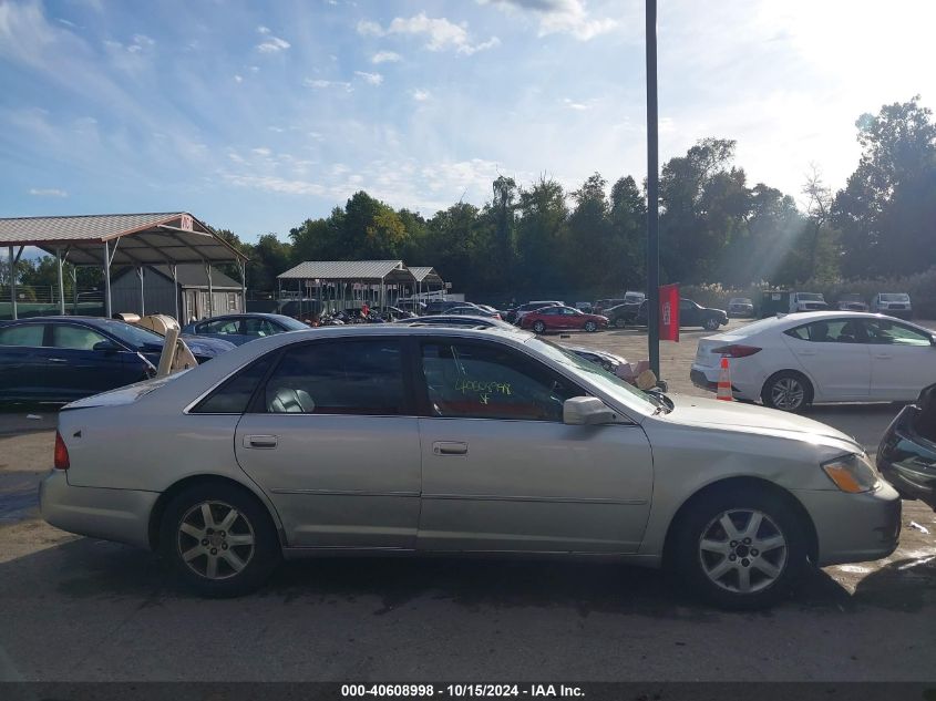 2001 Toyota Avalon Xls VIN: 4T1BF28B21U181990 Lot: 40608998