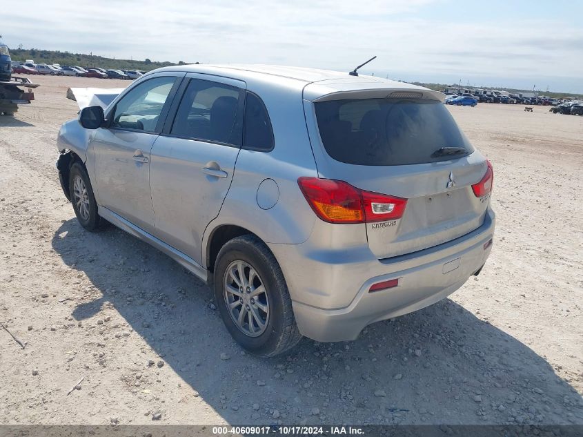 2011 Mitsubishi Outlander Sport Es VIN: JA4AP3AUXBZ020185 Lot: 40609017