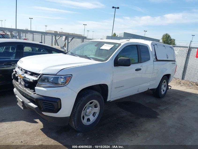 2021 Chevrolet Colorado 4Wd Long Box Wt VIN: 1GCHTBEN7M1101675 Lot: 40609020