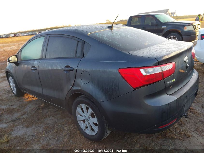 2013 Kia Rio Ex VIN: KNADN4A38D6127503 Lot: 40609023