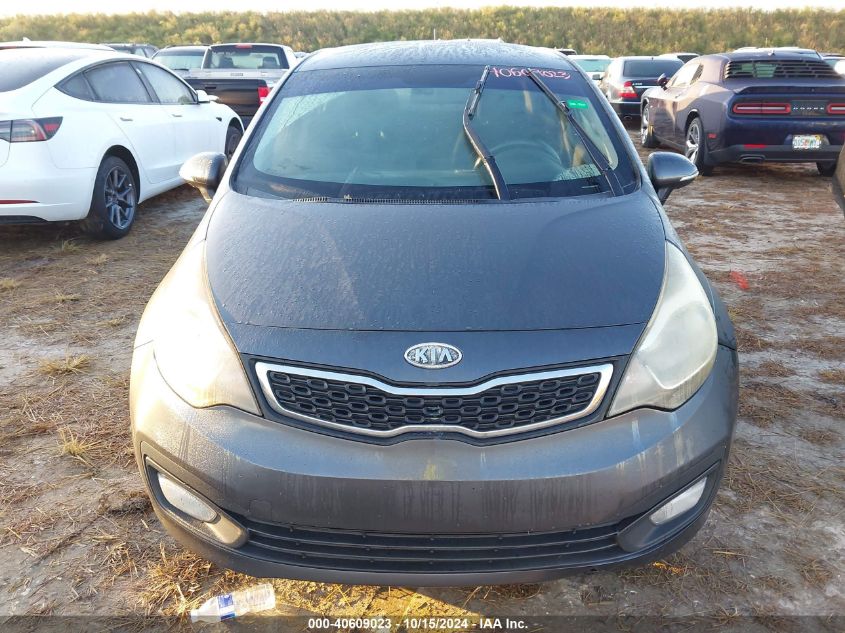 2013 Kia Rio Ex VIN: KNADN4A38D6127503 Lot: 40609023