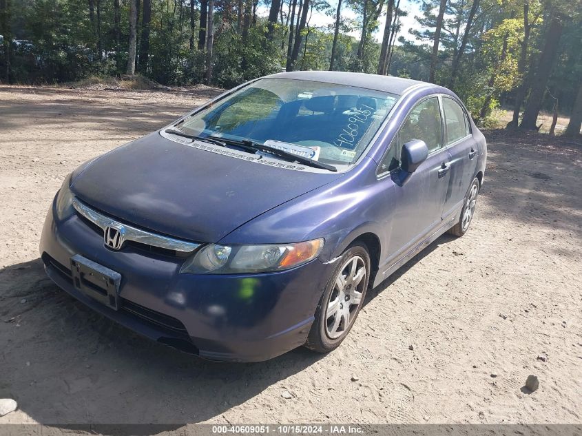 2008 Honda Civic Lx VIN: 2HGFA16568H517859 Lot: 40609051