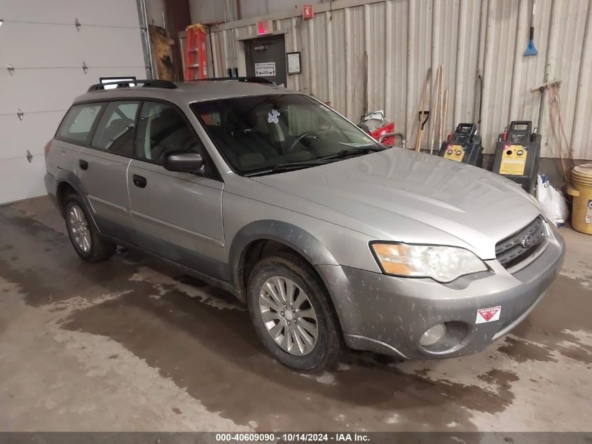 2007 Subaru Outback 2.5I Basic VIN: 4S4BP61C477318815 Lot: 40609090