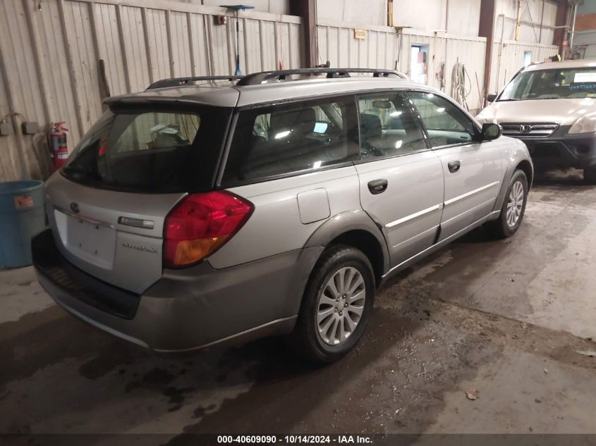 2007 Subaru Outback 2.5I Basic VIN: 4S4BP61C477318815 Lot: 40609090