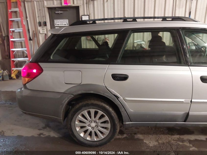 2007 Subaru Outback 2.5I Basic VIN: 4S4BP61C477318815 Lot: 40609090