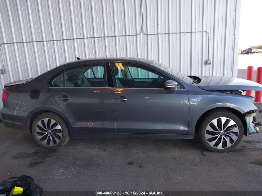 2015 Volkswagen Jetta Hybrid Sel Premium VIN: 3VW637AJ8FM320770 Lot: 40609123