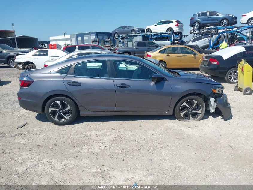 2022 Honda Insight Ex VIN: 19XZE4F59NE012407 Lot: 40609167