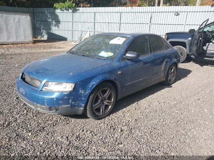 2002 Audi A4 1.8T VIN: WAULC68E72A212671 Lot: 40609189