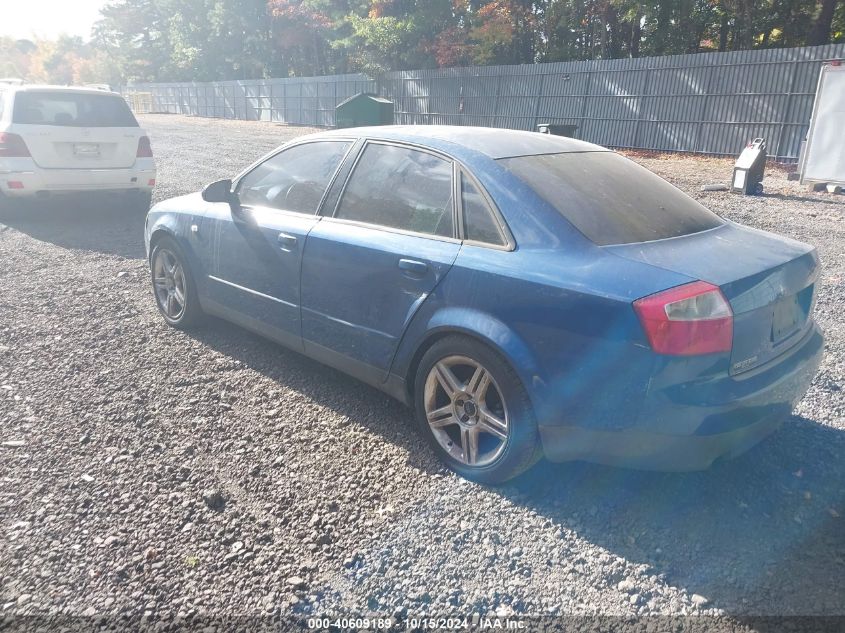 2002 Audi A4 1.8T VIN: WAULC68E72A212671 Lot: 40609189