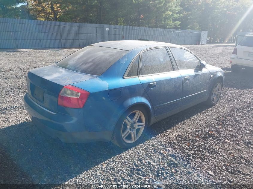 2002 Audi A4 1.8T VIN: WAULC68E72A212671 Lot: 40609189