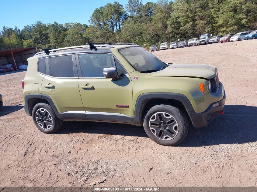 2015 Jeep Renegade Trailhawk VIN: ZACCJBCTXFPB79579 Lot: 40609193