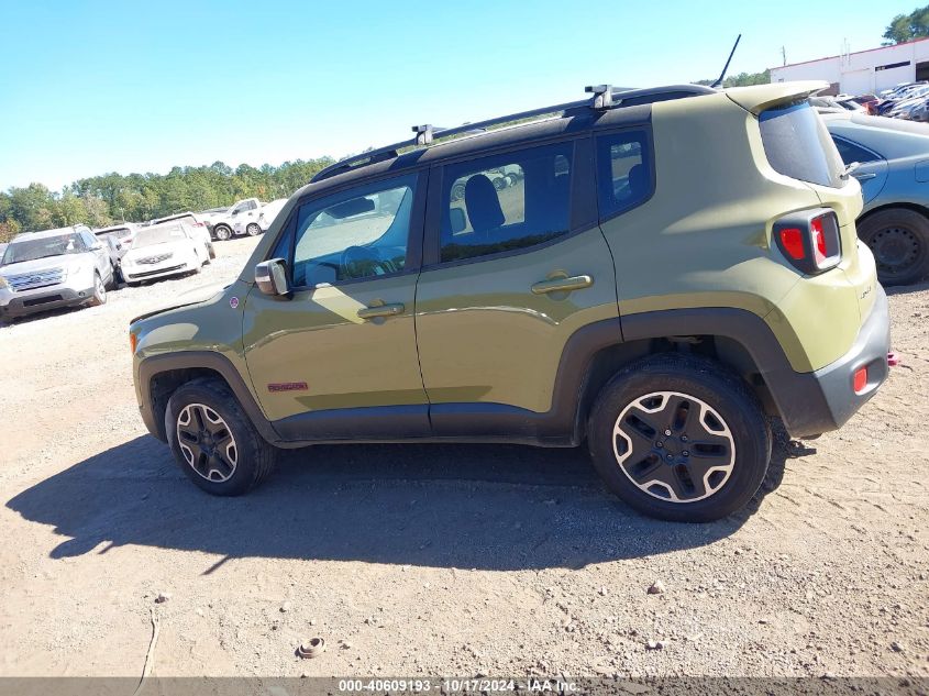 2015 Jeep Renegade Trailhawk VIN: ZACCJBCTXFPB79579 Lot: 40609193