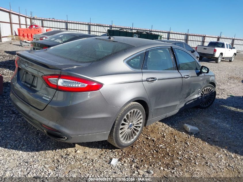 VIN 3FA6P0K92ER364855 2014 Ford Fusion, Titanium no.4