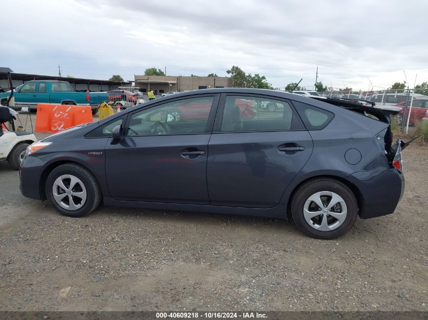 2012 Toyota Prius Two VIN: JTDKN3DU6C1556515 Lot: 40609218