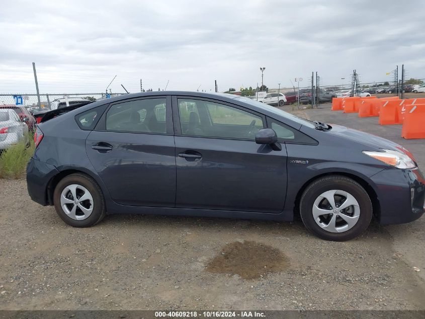 2012 Toyota Prius Two VIN: JTDKN3DU6C1556515 Lot: 40609218