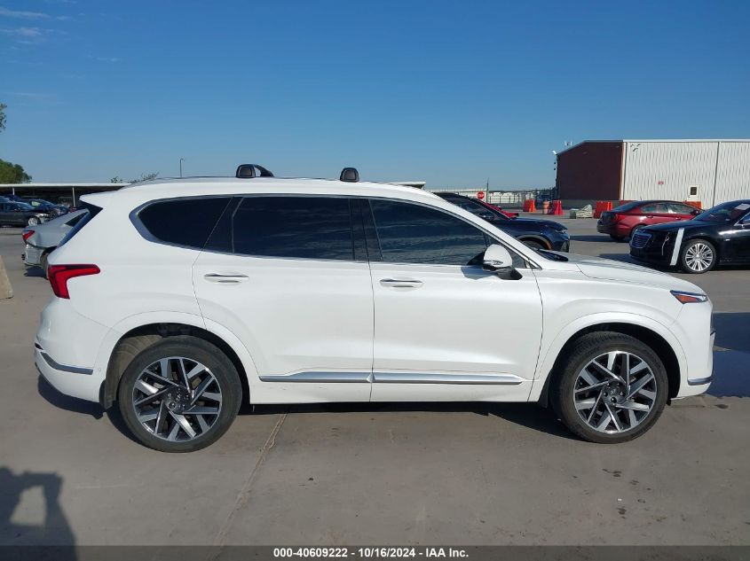 2022 Hyundai Santa Fe Calligraphy VIN: 5NMS5DAL9NH449422 Lot: 40609222