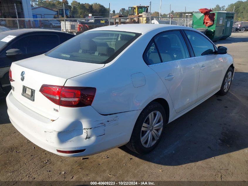 2017 Volkswagen Jetta 1.4T S VIN: 3VW2B7AJ6HM282802 Lot: 40609223