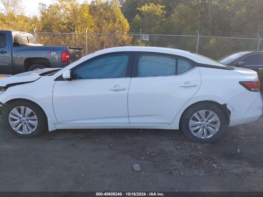 2020 Nissan Sentra S Xtronic Cvt VIN: 3N1AB8BV9LY311980 Lot: 40609248