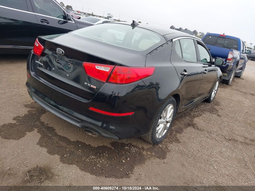 2014 Kia Optima Ex VIN: 5XXGN4A74EG272009 Lot: 40609274