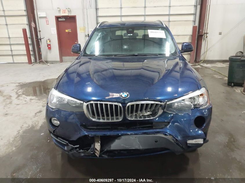 2017 BMW X3 xDrive28I VIN: 5UXWX9C56H0T04395 Lot: 40609297