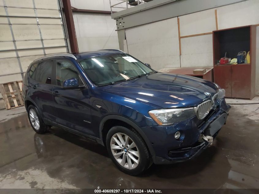 VIN 5UXWX9C56H0T04395 2017 BMW X3, Xdrive28I no.1