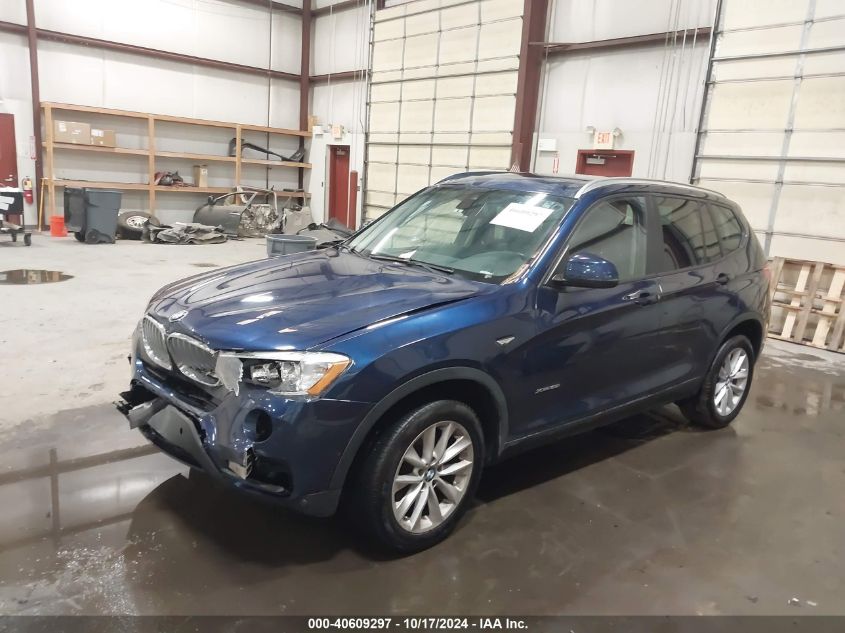 VIN 5UXWX9C56H0T04395 2017 BMW X3, Xdrive28I no.2