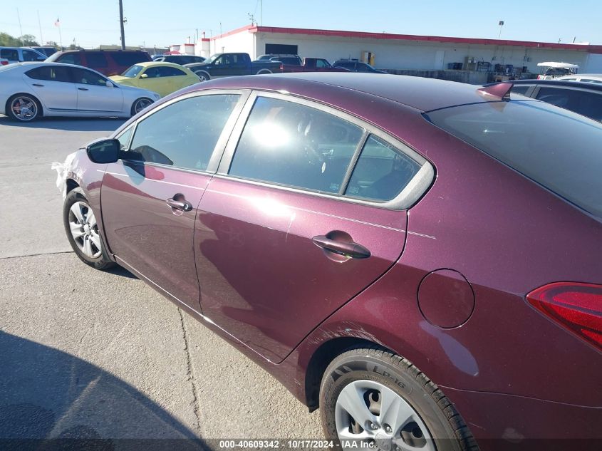 2018 Kia Forte Lx VIN: 3KPFK4A7XJE228278 Lot: 40609342