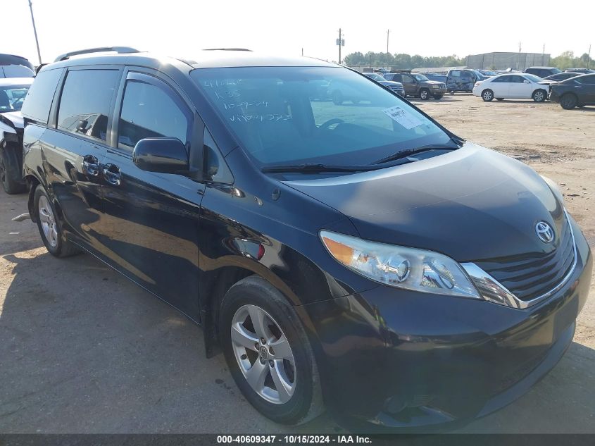 2013 Toyota Sienna Le V6 8 Passenger VIN: 5TDKK3DC4DS362473 Lot: 40609347