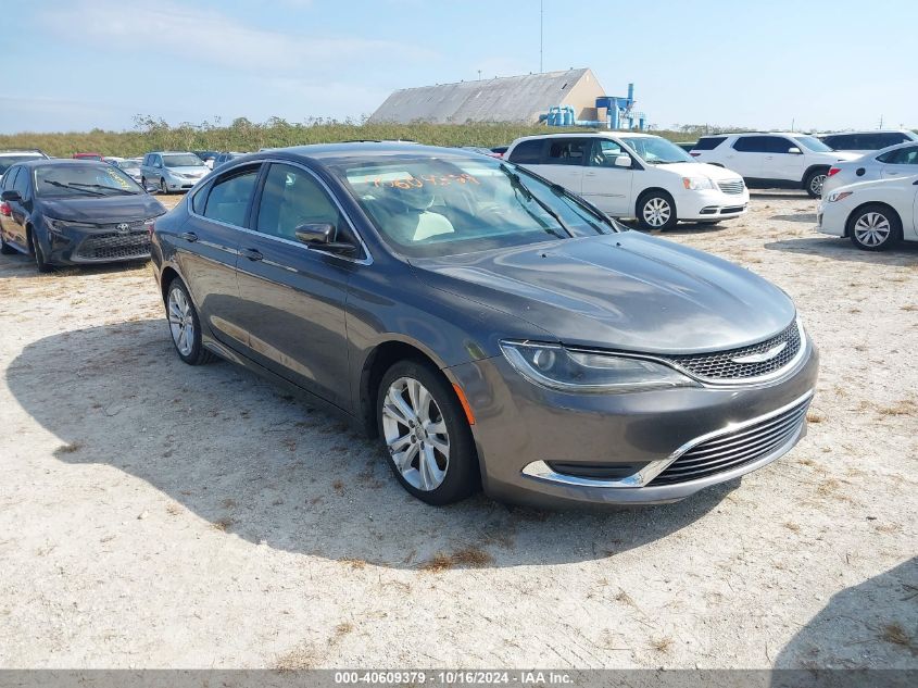 2015 Chrysler 200 Limited VIN: 1C3CCCAB5FN594946 Lot: 40609379