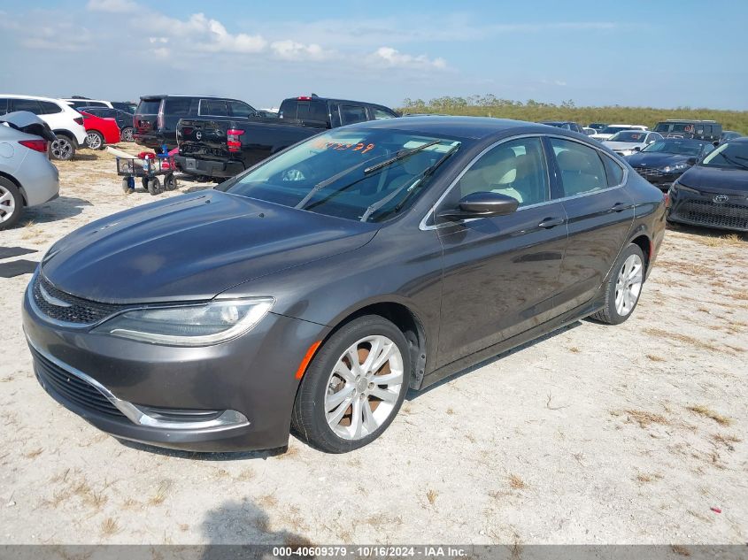 2015 Chrysler 200 Limited VIN: 1C3CCCAB5FN594946 Lot: 40609379