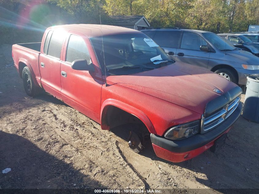 2004 Dodge Dakota Sport/Sxt VIN: 1D7HL38NX4S504437 Lot: 40609386