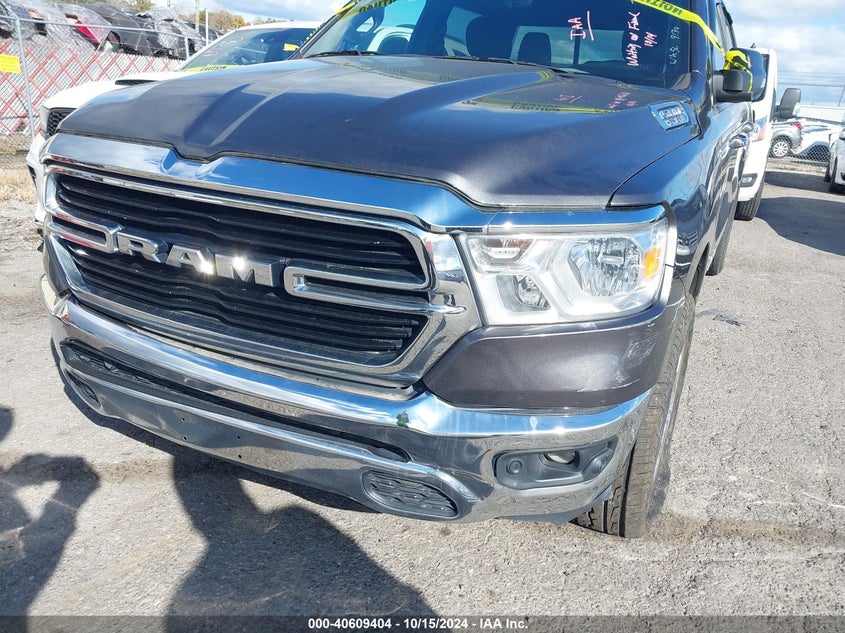 2019 Ram 1500 Big Horn/Lone Star 4X4 5'7 Box VIN: 1C6SRFFT9KN918863 Lot: 40609404