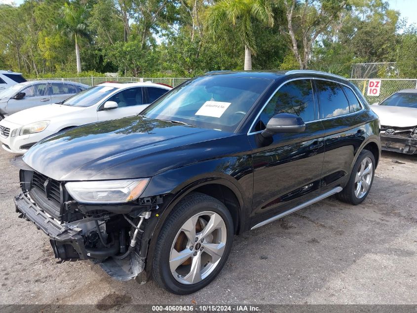 2021 Audi Q5 Premium Plus 45 Tfsi Quattro S Tronic VIN: WA1BAAFY3M2020532 Lot: 40609436