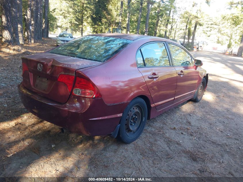 2008 Honda Civic Lx VIN: 2HGFA15528H513051 Lot: 40609452