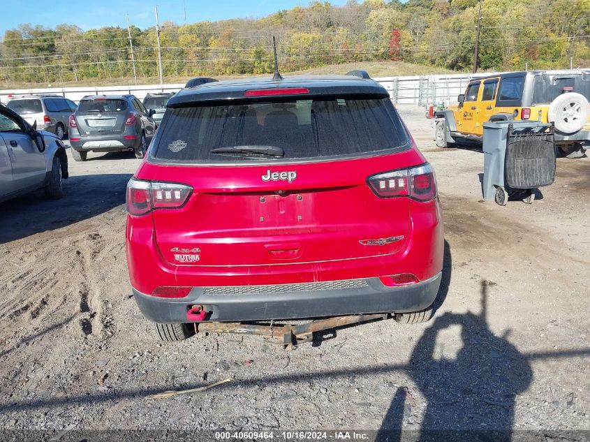 2018 Jeep Compass Trailhawk 4X4 VIN: 3C4NJDDB8JT262715 Lot: 40609464