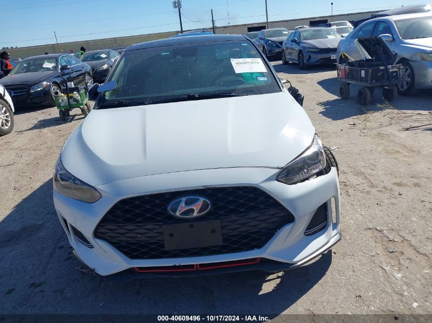 2019 Hyundai Veloster Turbo Ultimate VIN: KMHTH6AB7KU011268 Lot: 40609496