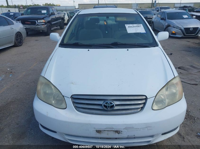 2003 Toyota Corolla Le VIN: 1NXBR32E73Z138619 Lot: 40609507